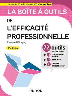 cover image of La boîte à outils de l'Efficacité professionnelle--2e éd.